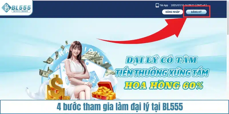 4 bước tham gia làm đại lý tại BL555
