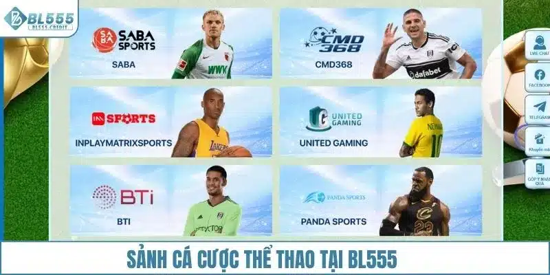 BL555 giới thiệu việc hợp tác với các sảnh thể thao uy tín