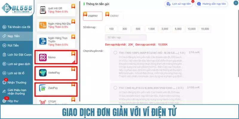 Giao dịch bằng ví điện tử
