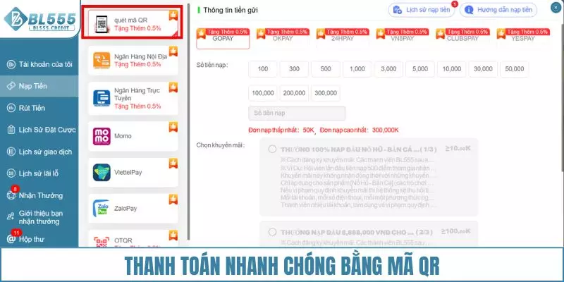 Thanh toán bằng mã QR